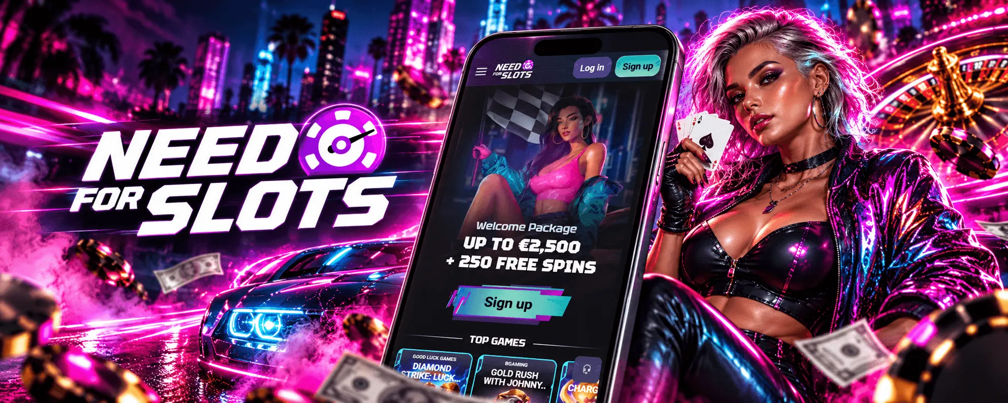 NeedForSlots Casino App-Screenshot